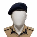 Indian army woolen beret cap blue - Image 3