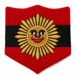 Indian Army Central Command Badge / Surya Badge (Embroidery)